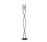 Luminosa Lighting Luminosa Eclipse Floor Lamp 2 Light G9, Black Chrome