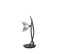 Luminosa Lighting Luminosa Eclipse Tall Table Lamp 1 Light G9, Black Chrome