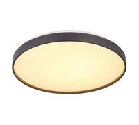 Luminosa Lighting Luminosa Eclypse Flush Ceiling Light Black Led 3000K
