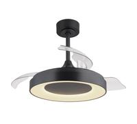 Luminosa Lighting Luminosa Elina 3 Blade Ceiling Fan Grey Matt 1X Rgb Led Dimmable 2700-6500K Timer