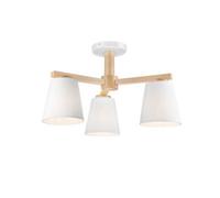 Luminosa Lighting Luminosa Ellie Multi Arm Semi Flush Ceiling Light White, 3X E27