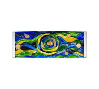 Luminosa Lighting Luminosa Emozione Glass Flush Wall Lamp 2 Light 24 Carat Gold