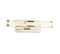 Endon 72612 Essence 2lt Wall Chrome plate & clear bubble acrylic 2 x 3.49W LED (COB) Warm White