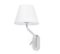 Eterna Reading Light Wall Light Chrome E27 Netlighting Grey One Size