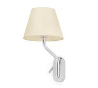 Eterna Reading Light Wall Light Chrome E27 Netlighting Grey One Size