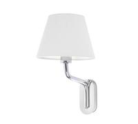 Luminosa Lighting Luminosa Eterna Wall Light With Shade Chrome, E27