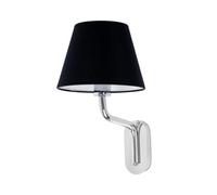 Luminosa Lighting Luminosa Eterna Wall Light With Shade Chrome, E27