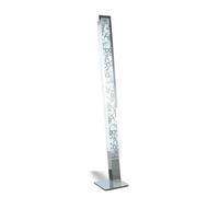 Luminosa Lighting Luminosa Euphoria Floor Lamp 2 Light T5, Polished Chrome/opal White Glass, Not Led/cfl Compatible