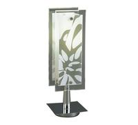 Luminosa Lighting Luminosa Euphoria Table Lamp 1 Light E27, Polished Chrome/opal White Glass