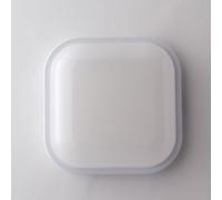 Luminosa Lighting Luminosa Ever Led Outdoor Flush White, Ip65 2400Lm 3000K 22.1X22.1X7.2Cm