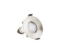 Luminosa Lighting Luminosa Evofire Fir Downlight 70mm Cutout 4Pack Ip65 Satin Nickel Round + Gu10 Holder