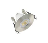 Luminosa Lighting Luminosa Evofire Mini Fire Rated Downlight 45mm Cutout Ip65 Satin Nickel Round