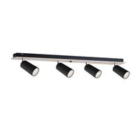 Luminosa Lighting Luminosa Eye Ceiling Spotlight Bar Black, Wood, 60Cm, 4X Gu10