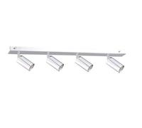 Luminosa Lighting Luminosa Eye Ceiling Spotlight Bar Silver, 60Cm, 4X Gu10