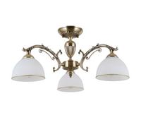 Luminosa Lighting Luminosa Feneza Stylish 3 Light Multi Arm Semi Flush Ceiling Lamp, E27