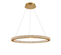 Luminosa Lighting Luminosa Fiore Integrated Led Pendant Ceiling Light Antique Gold Brass Aluminium Led 80W 4452Lm 3000K
