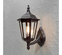 Luminosa Lighting Luminosa Firenze Outdoor Classic Large Lantern Up Light Matt Black, Ip43