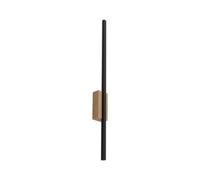 Luminosa Lighting Luminosa Flash Integrated Led Wall Lamp Black, Pine 1Xled 12W