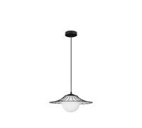 Luminosa Lighting Luminosa Fly Wire Frame Pendant Ceiling Light Matt Black Metal Led E27
