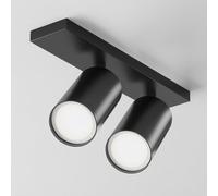 Luminosa Lighting Luminosa Focus S Twin Ceiling Spotlight Black 2Xgu10
