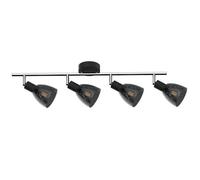 Luminosa Lighting Luminosa Fog Ceiling Spotlight Bar Black, 64Cm, 4X E14