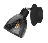 Luminosa Lighting Luminosa Fog Single Spotlight Black, 12Cm, 1X E14
