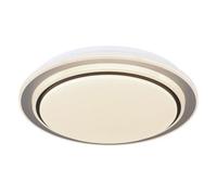 Luminosa Lighting Luminosa Foppa Decorative Flush Ceiling Light White Matt Led Dimmable 2700-6500K Remote Control Timer