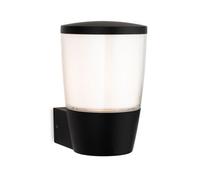 Luminosa Lighting Luminosa Forbes Wall Light Black With White Duplex Polycarbonate Diffuser Ip44