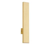 Luminosa Lighting Luminosa Freemont Integrated Led Wall Lamp Brushed Brass 3000K