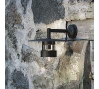 Luminosa Lighting Luminosa Freja Outdoor Classic Down Lantern Matt Black Wall Light, Ip23
