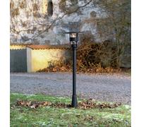 Luminosa Lighting Luminosa Freja Outdoor Classic Matt Black Post Light, Ip23