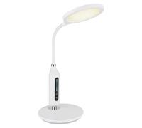 Luminosa Lighting Luminosa Fruggy Desk Task Lamp White Matt Led Dimmable 3000-6500K Touch Dimmer