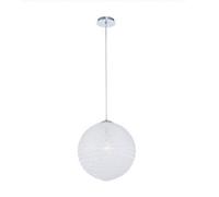 Luminosa Lighting Luminosa Fusion Globe Ceiling Pendant 40Cm Round 1 X E27, Chrome