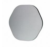 Luminosa Lighting Luminosa Fusion Wall Light 14.4Cm Hexagonal 6W Led 3000K, 540Lm, Silver Paint