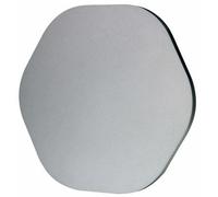 Luminosa Lighting Luminosa Fusion Wall Light 19.2Cm Hexagonal 12W Led 3000K, 1080Lm, Silver Paint