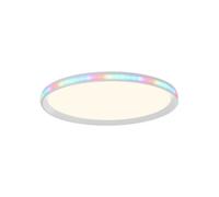 Luminosa Lighting Luminosa Galactica Decorative Flush Ceiling Light White 1X 22W Led 2700-5000K, 1X 6W Led Rgbk Dimmable