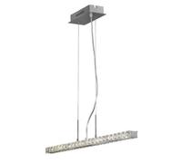 Luminosa Lighting Luminosa Galaxy Ceiling Pendant Linear 12W Led 4000K Polished Chrome, Crystal