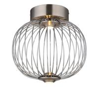 Luminosa Lighting Luminosa Galway 30Cm Globe Ceiling Light Nickel Matt Led 3000K