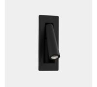 Luminosa Lighting Luminosa Gamma Led Recessed Fold Away Reading Light Metallic Black Ip20 2.1W 2700K