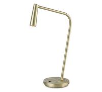 Luminosa Lighting Luminosa Gamma Led Table Lamp Satin Gold 179Lm 2700K