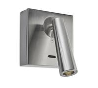 Leds-C4 Gamma - LED Wall Reading Light Satin Nickel 175lm 2700K