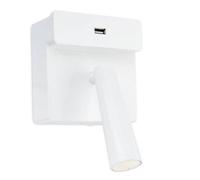 Leds-C4 Gamma - LED Wall Reading USB Light White 175lm 2700K