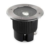 Leds-C4 Gea - Outdoor LED Recessed Ground Uplight Stainless Steel Polished 12.5cm 522lm 3000K IP67