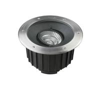 Luminosa Lighting Luminosa Gea Outdoor Led Uplight Recessed Stainless Steel Polished 1-10V Dimming 30Cm 3820Lm 2700K Ip67