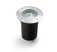 Leds-C4 Gea - 1 Light Round Recessed Floor Light Stainless Steel Aisi 316 IP67, GU10