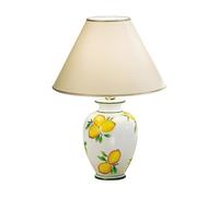 Luminosa Lighting Luminosa Giardino Lifestyle Fabric Tapered Shade Table Light Polished Gold, 1X E27