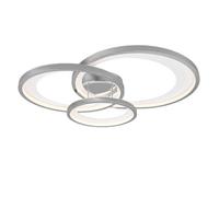 Luminosa Lighting Luminosa Granada Modern 36W Led Semi Flush Light Chrome 71Cm 3000K - Uk Stock