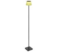 Luminosa Lighting Luminosa Gregoir Led Integrated Floor Lamp Matt Black, Green Ip44 Led Dimmable 3000-4000K Touch Dimmer