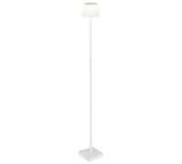 Luminosa Lighting Luminosa Gregoir Led Integrated Floor Lamp White Matt Ip44 Led Dimmable 3000-5000K Touch Dimmer
