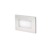 Faro Lighting Gron Led Outdoor Recessed Wall Light Matt Nickel IP65